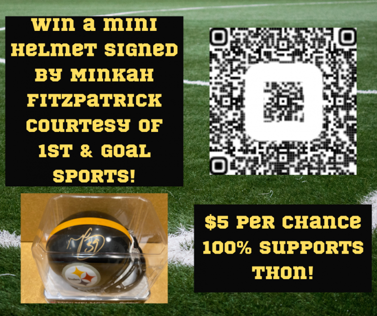 Signed Mini Helmet Raffle benefitting THON!