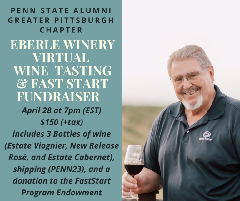 Virtual Wine Tasting and FastStart Fundraiser